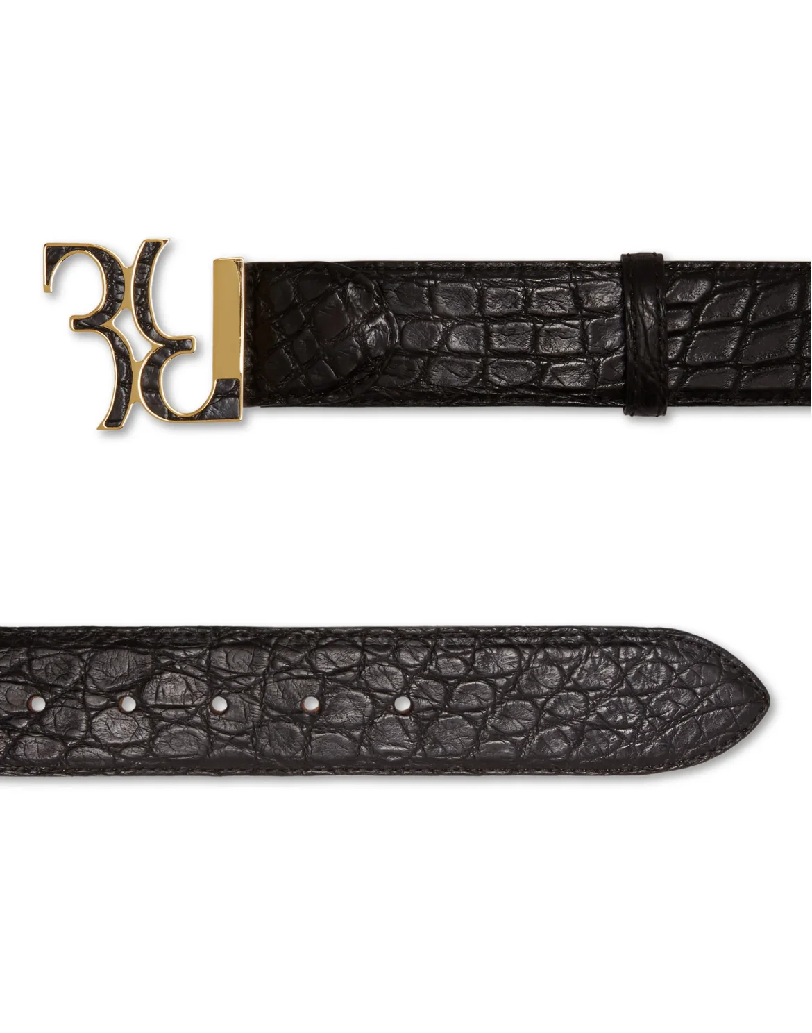Belt Double B, цвет: Черный