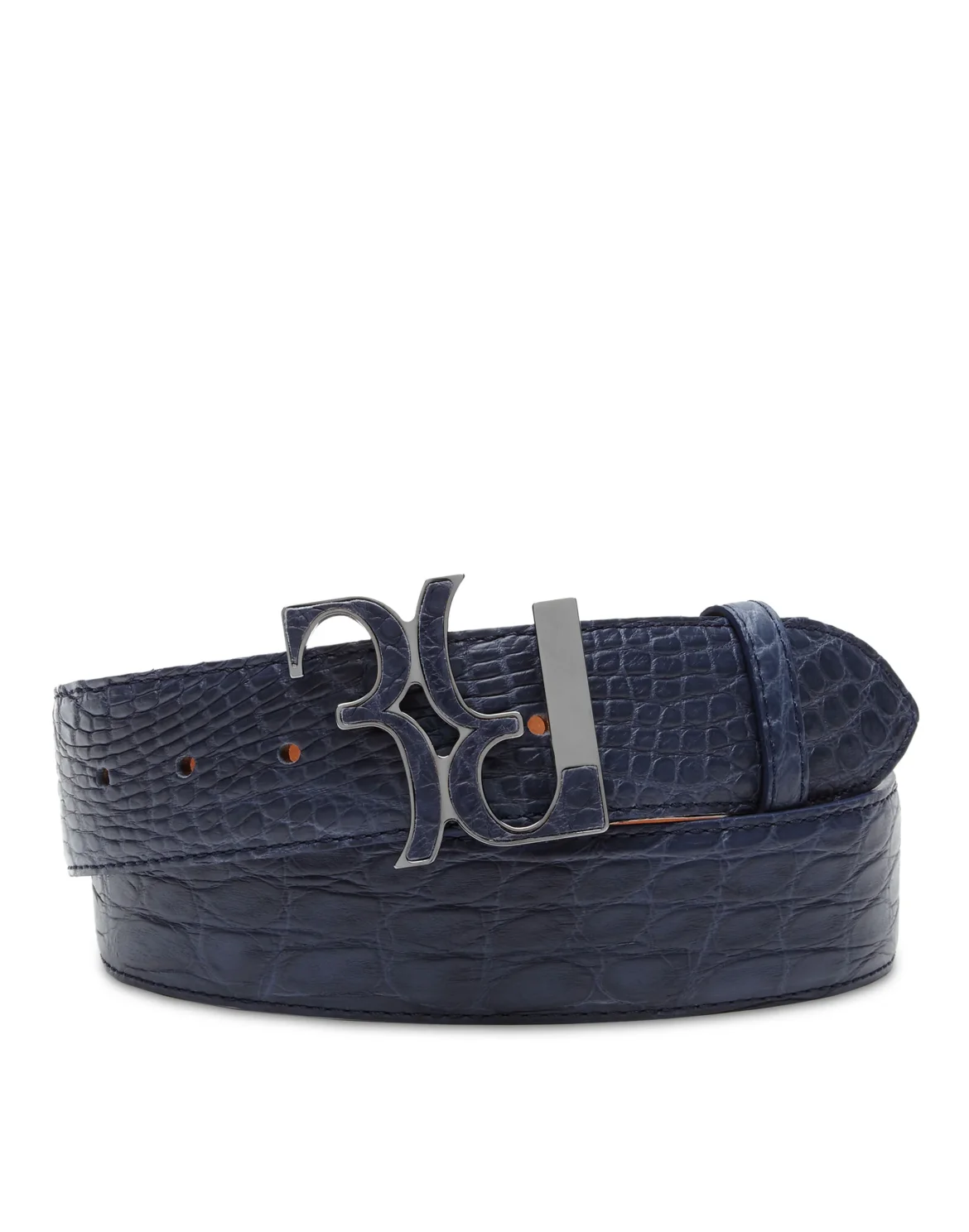 Belt Double B, цвет: Синий