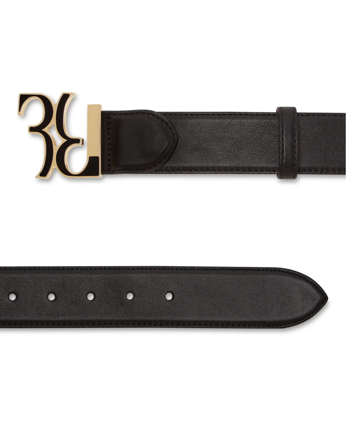 Belt Double B, цвет: Черный