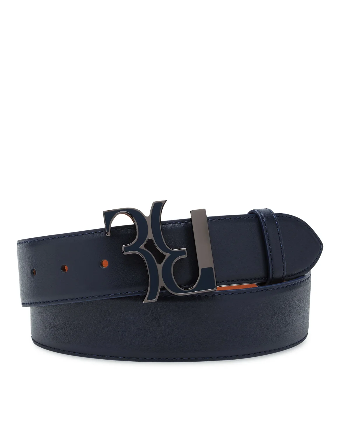 Belt Double B, цвет: Синий