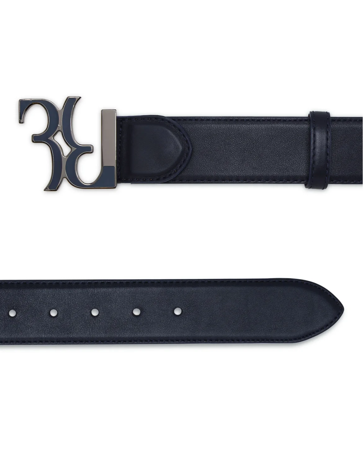 Belt Double B, цвет: Синий