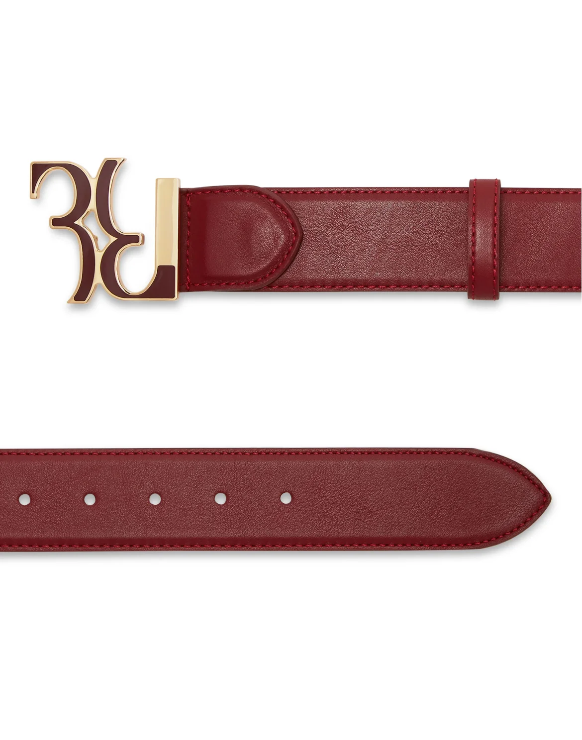 Belt Double B, цвет: Красный