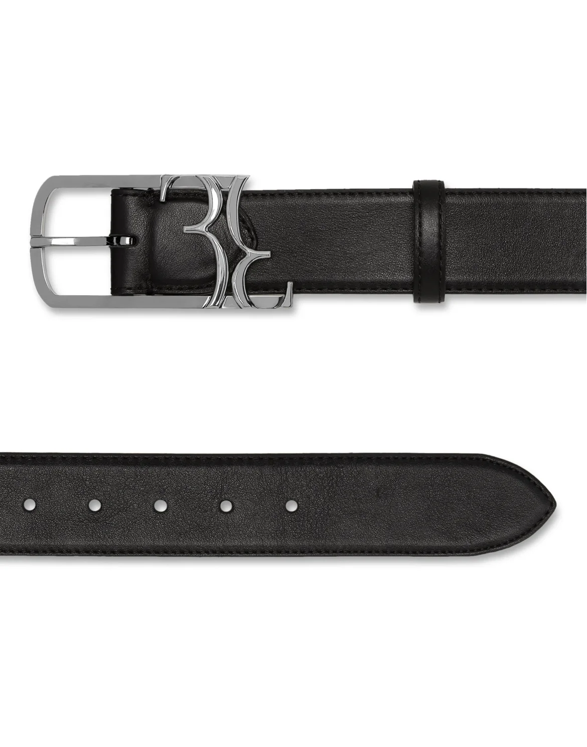 Belt Double B, цвет: Черный