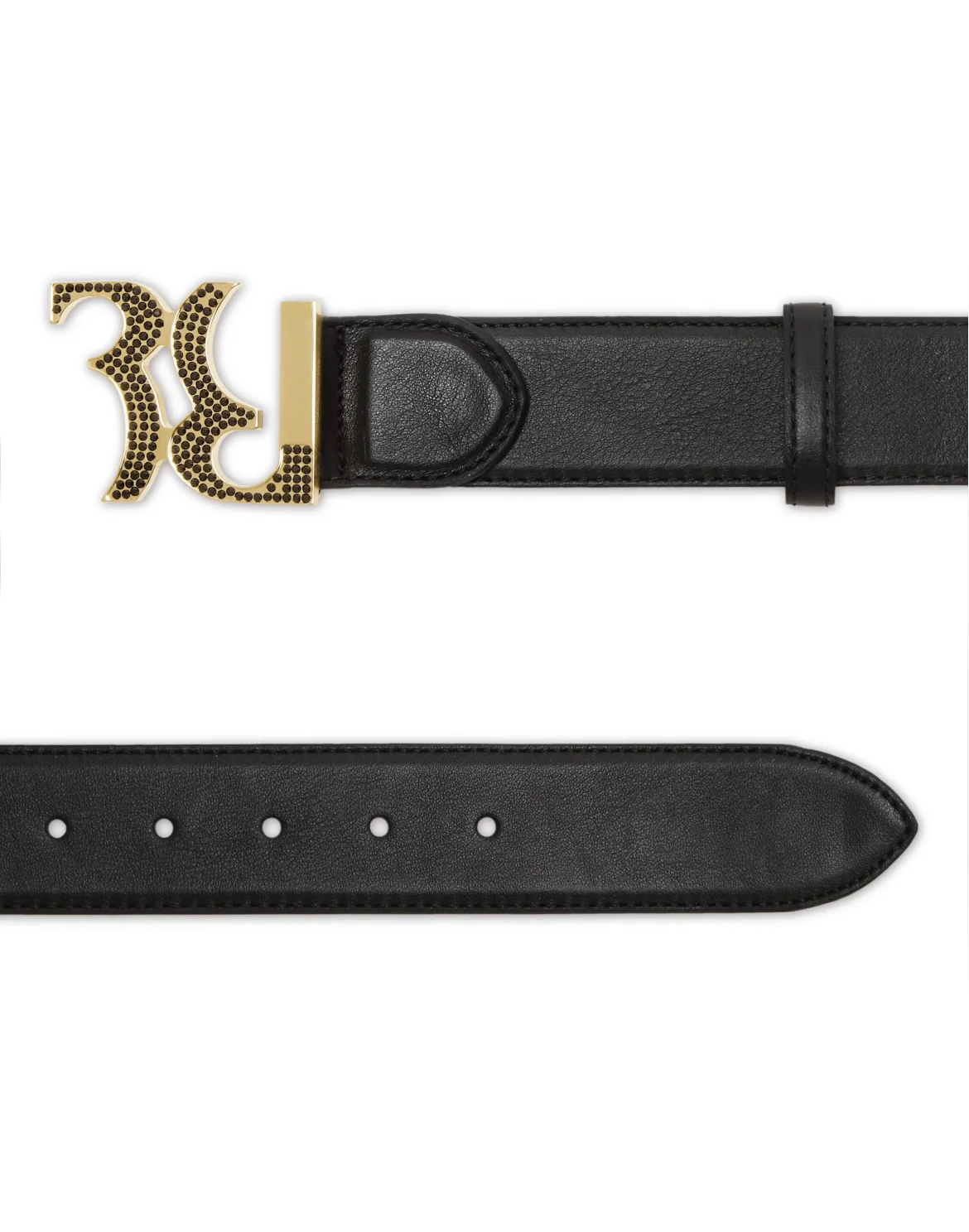 Belt Double B, цвет: Черный