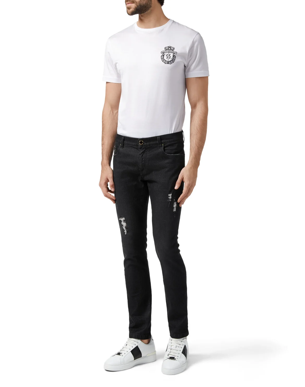 Super slim fit Double B, цвет: Черный