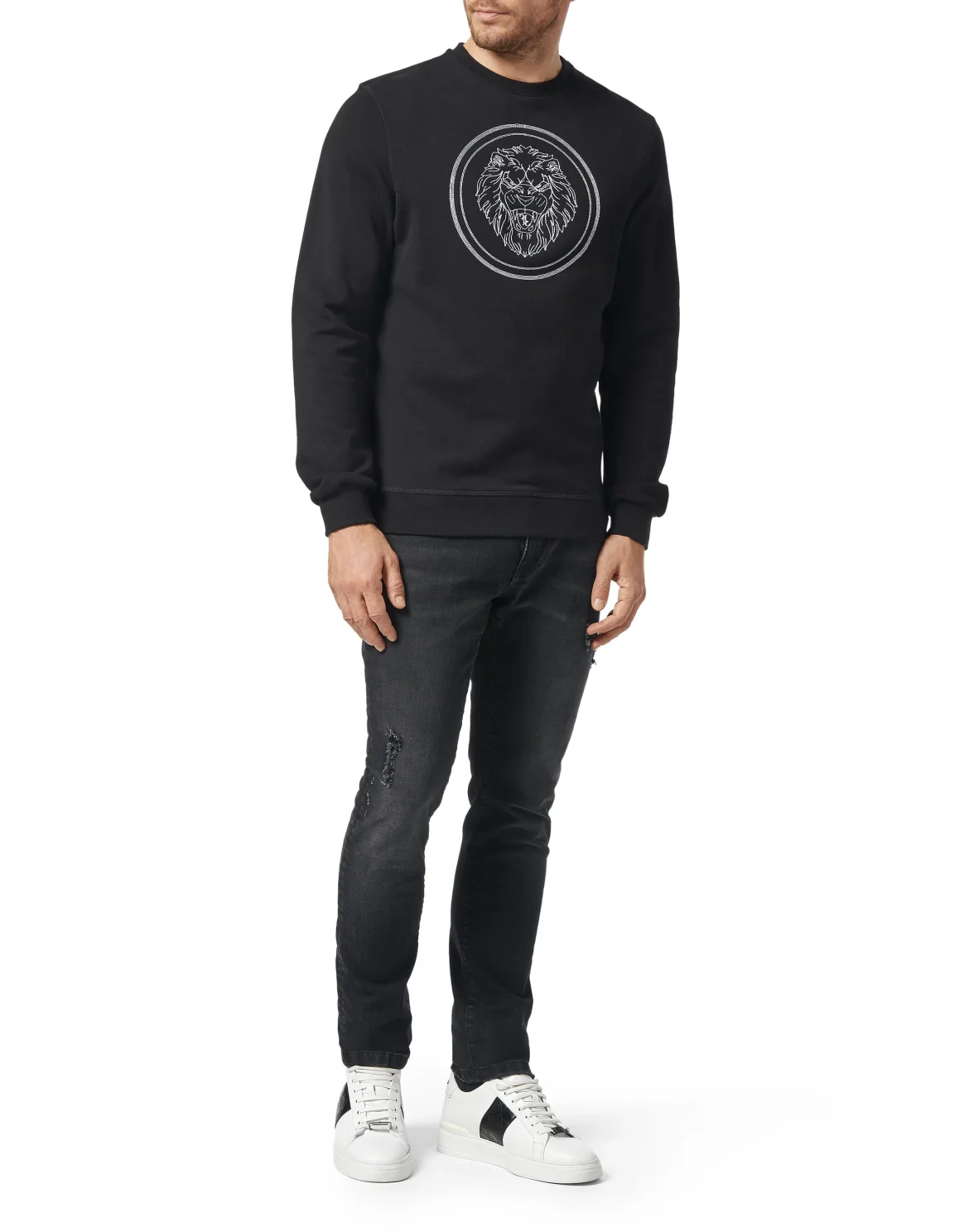 Sweatshirt LS Lion, цвет: Черный