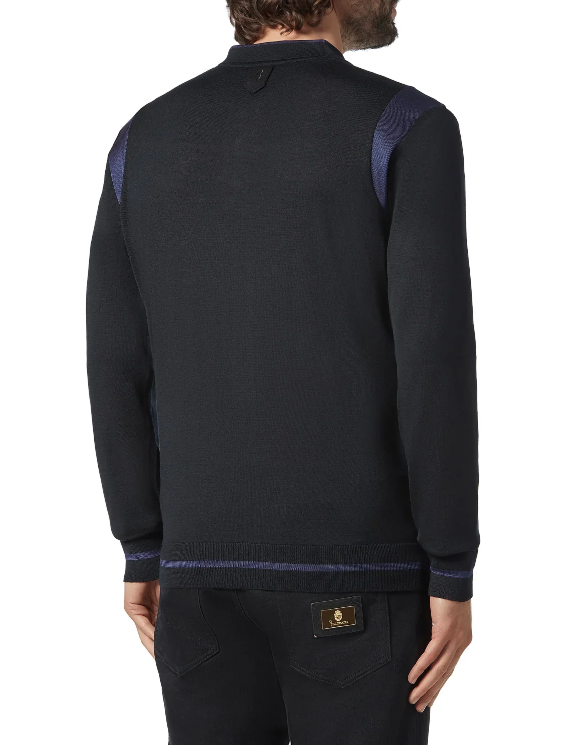 Pullover Polo-Neck LS Crest, цвет: Черный