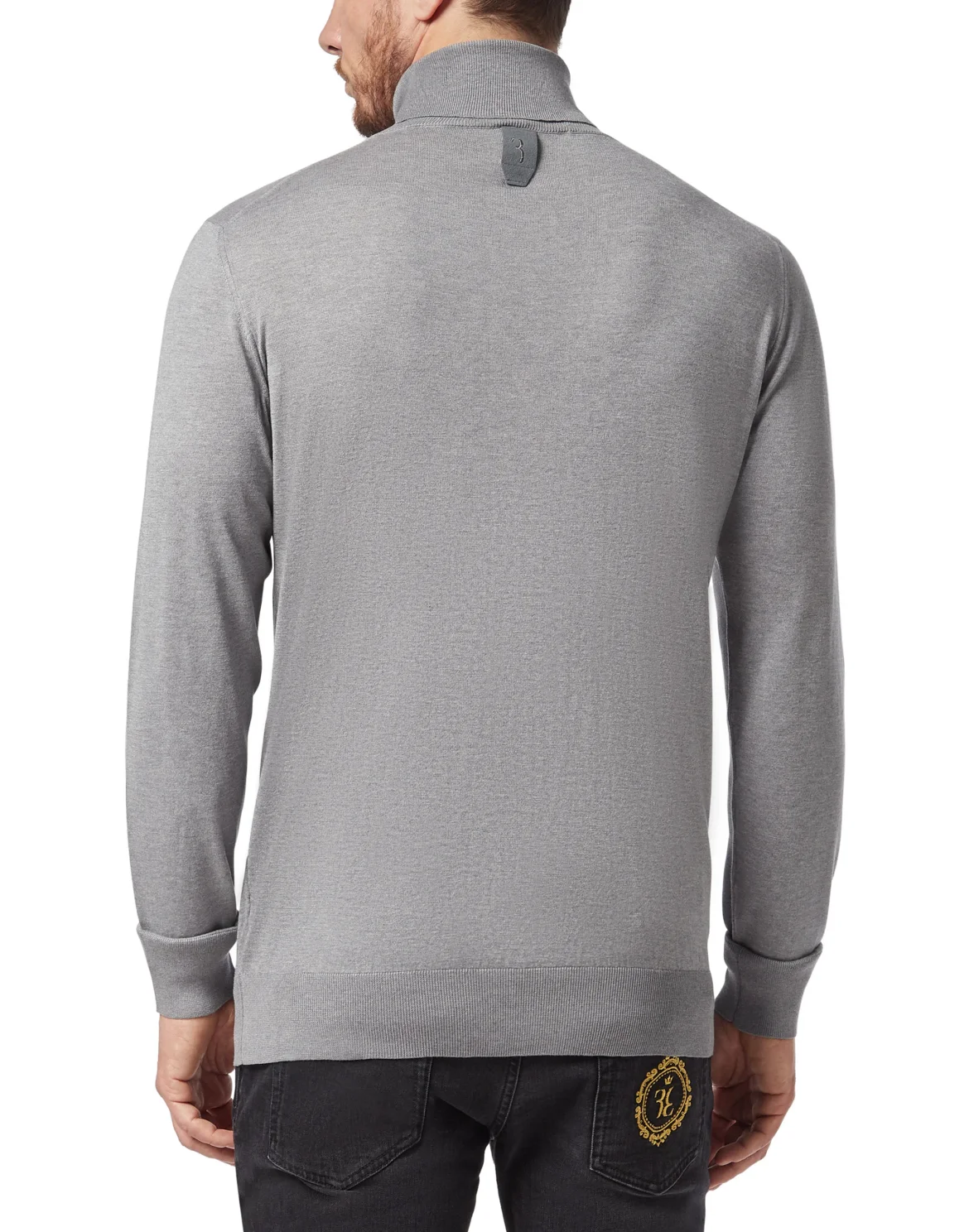 Turtle Neck LS Crest, цвет: Серый