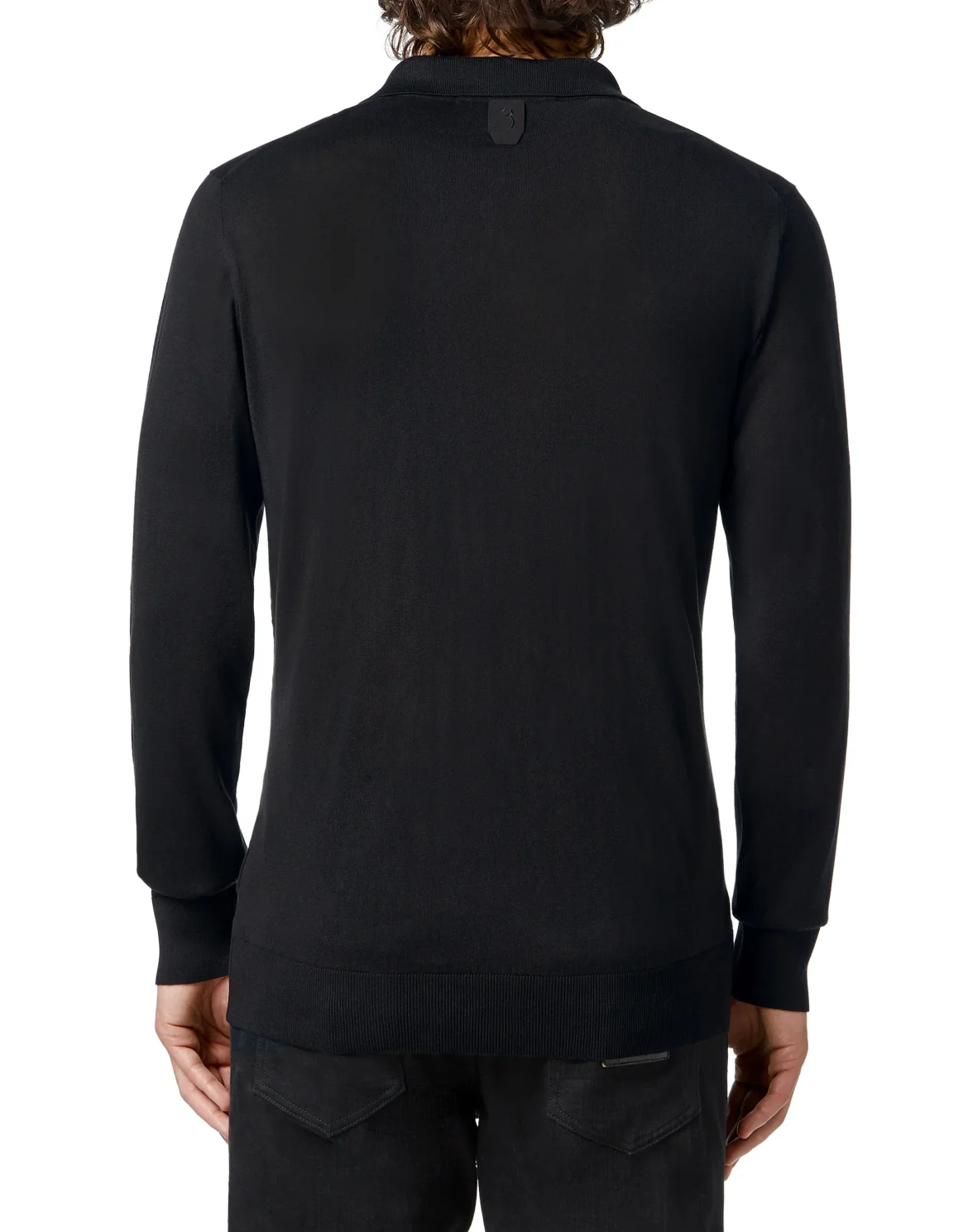 Pullover Polo-Neck LS Crest, цвет: Черный