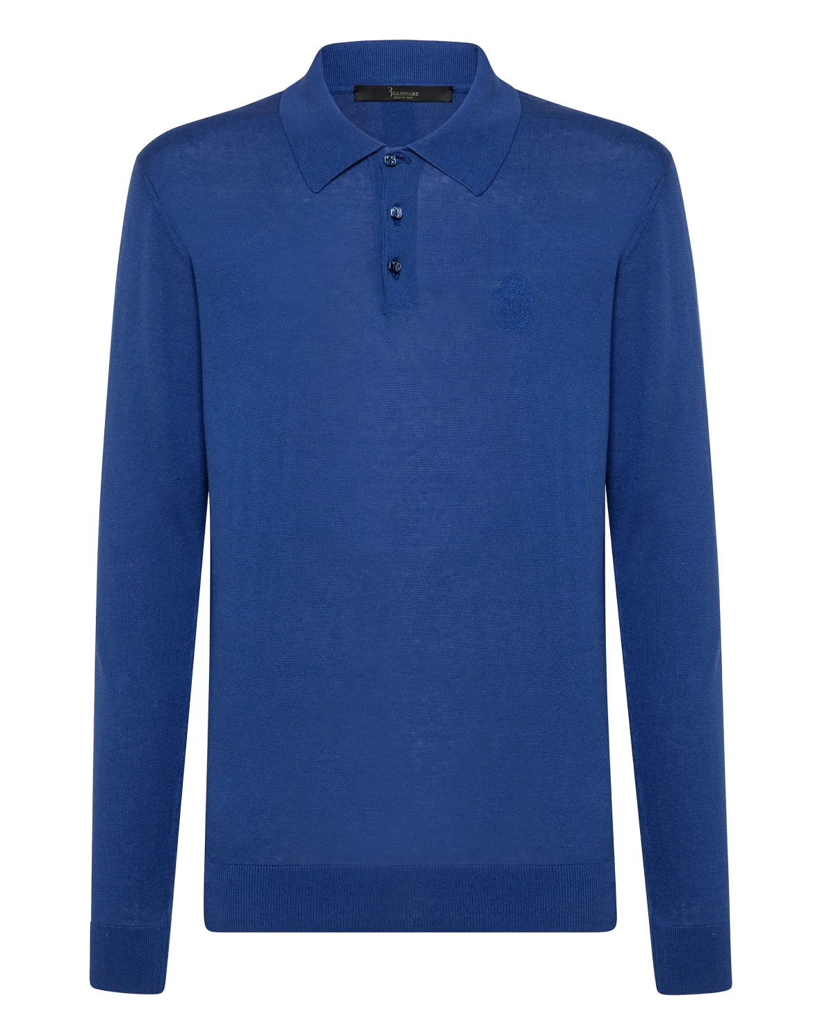 Pullover Polo-Neck LS Crest, цвет: Синий