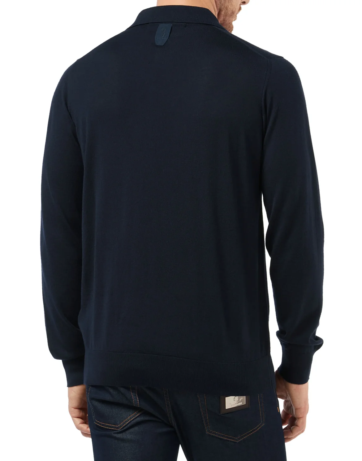 Pullover Polo-Neck LS Crest, цвет: Синий