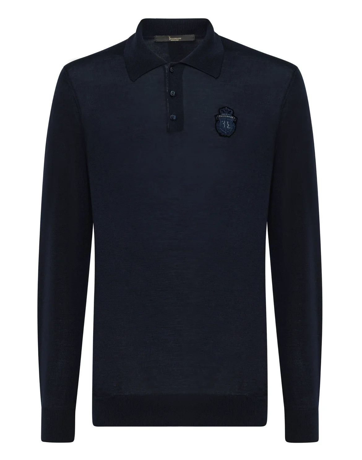 Pullover Polo-Neck LS Crest, цвет: Синий