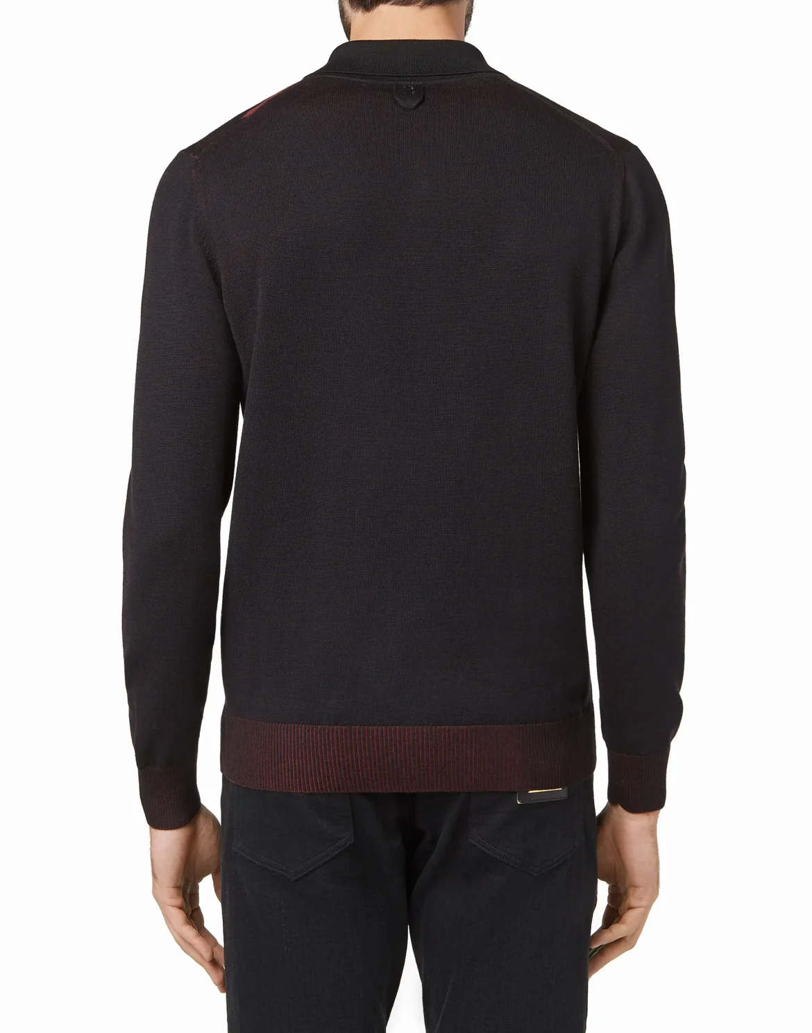 Pullover Polo-Neck LS Double B, цвет: Черный
