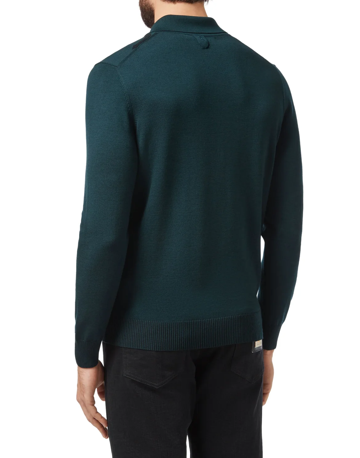 Pullover Polo-Neck LS Double B, цвет: Зеленый