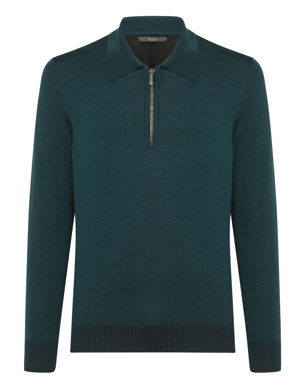 Pullover Polo-Neck LS Double B, цвет: Зеленый