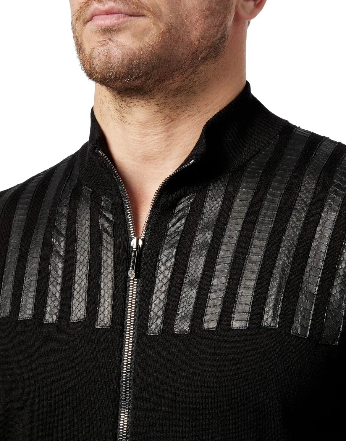 Pullover full zip Luxury, цвет: Черный