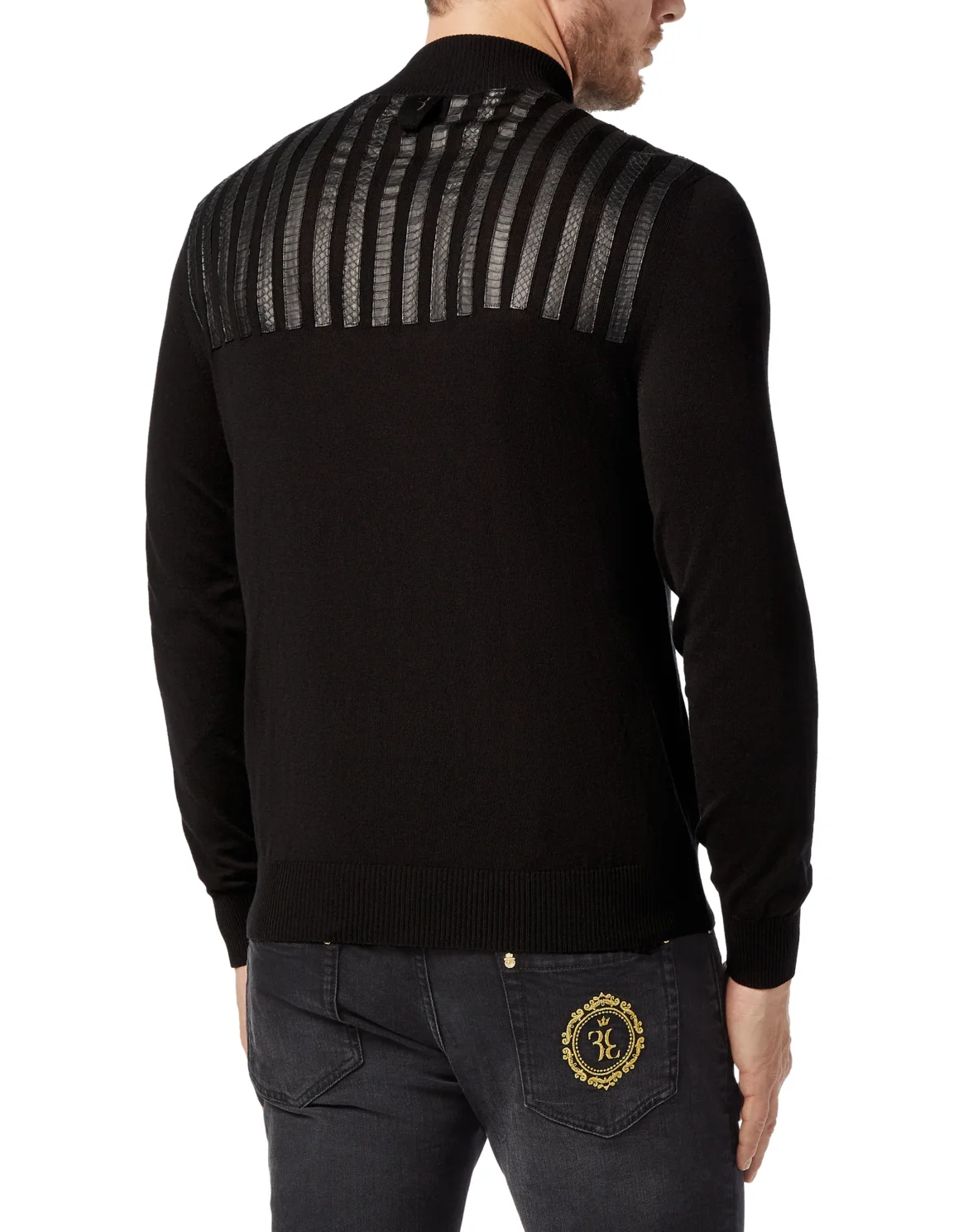 Pullover full zip Luxury, цвет: Черный