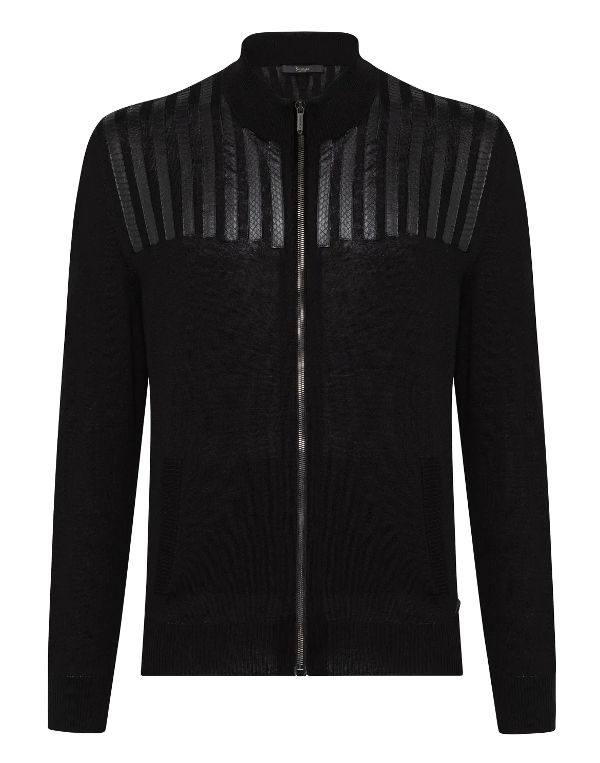 Pullover full zip Luxury, цвет: Черный
