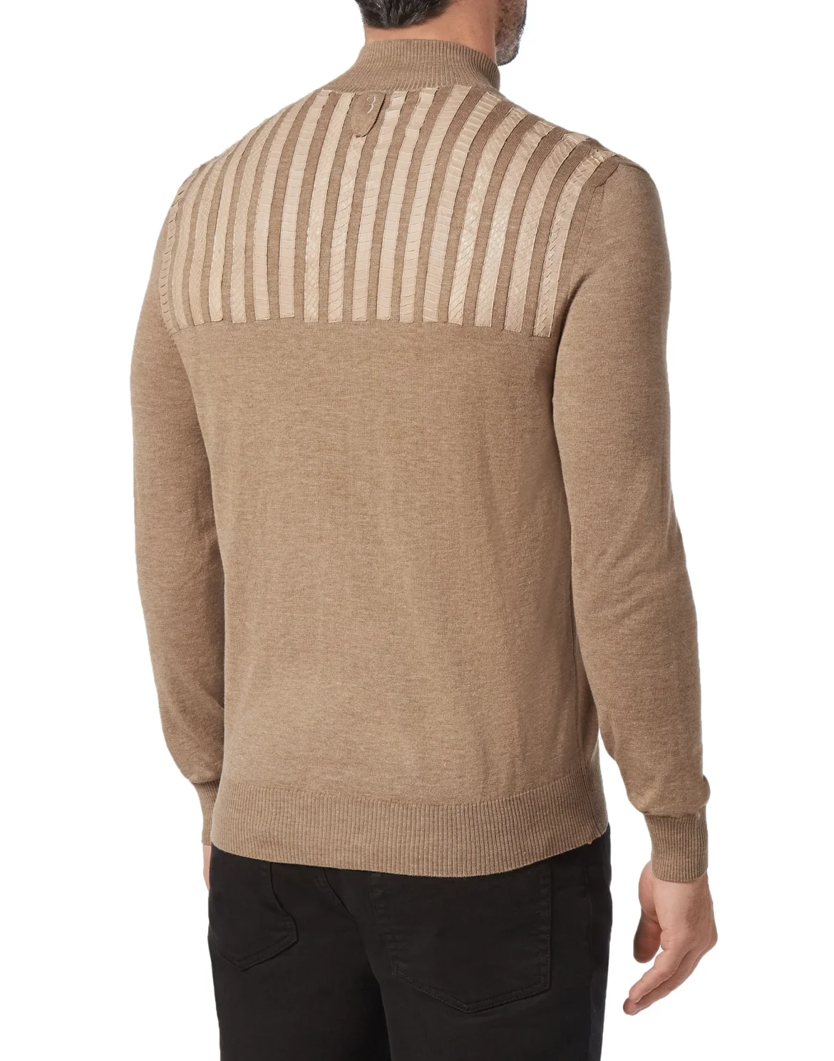 Pullover full zip Luxury, цвет: Бежевый