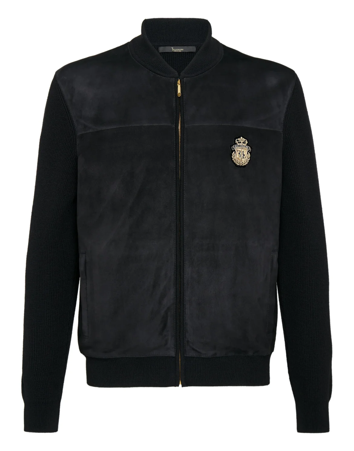 Pullover full zip Crest, цвет: Черный