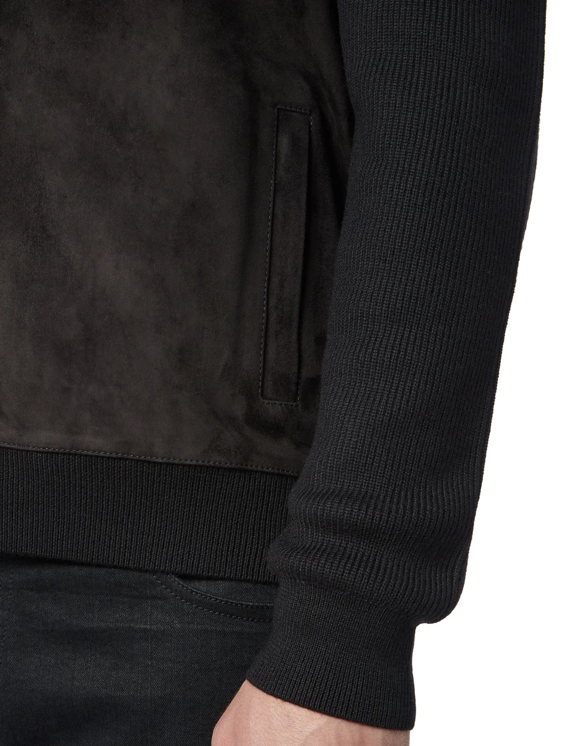 Pullover full zip Crest, цвет: Черный
