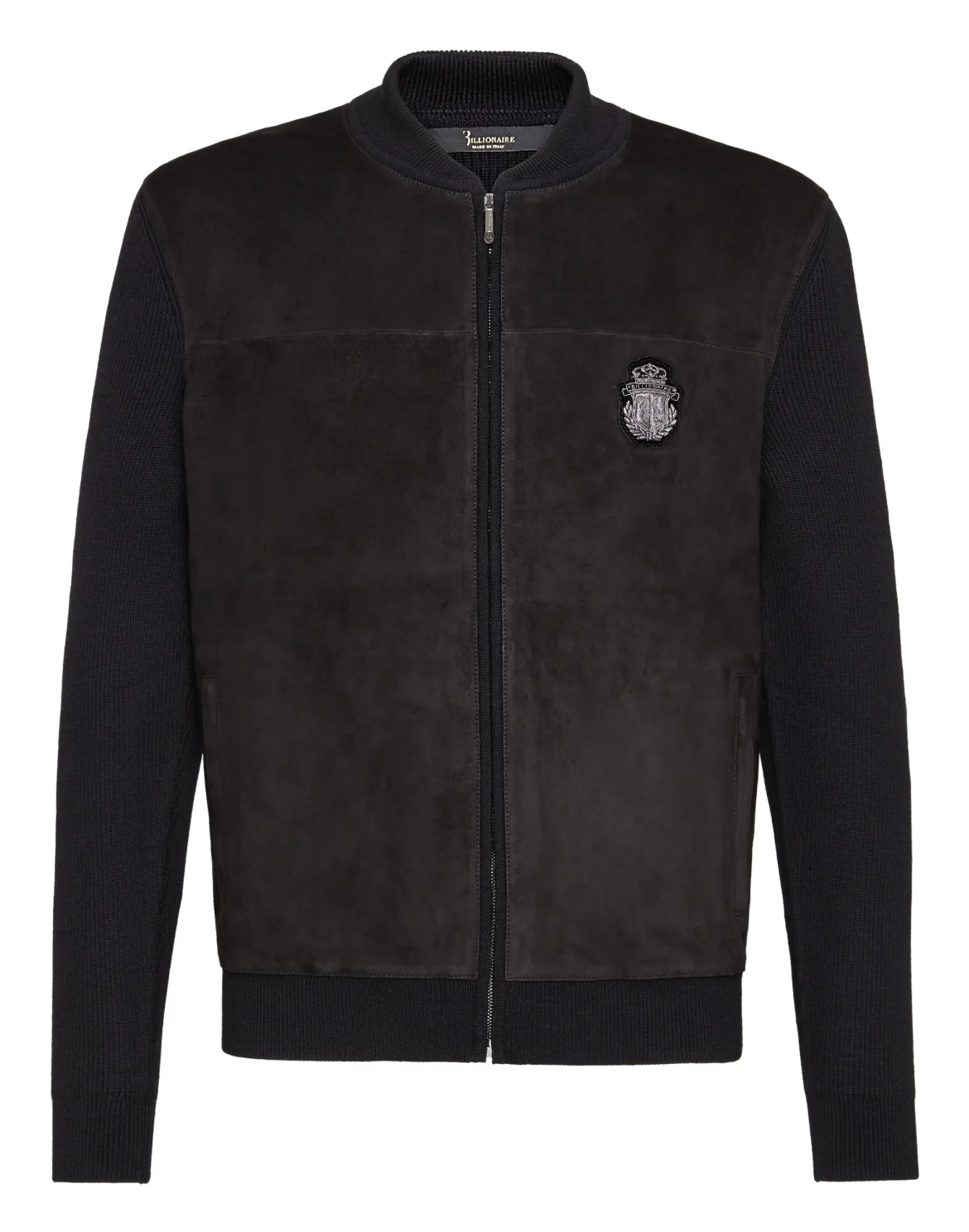 Pullover full zip Crest, цвет: Черный