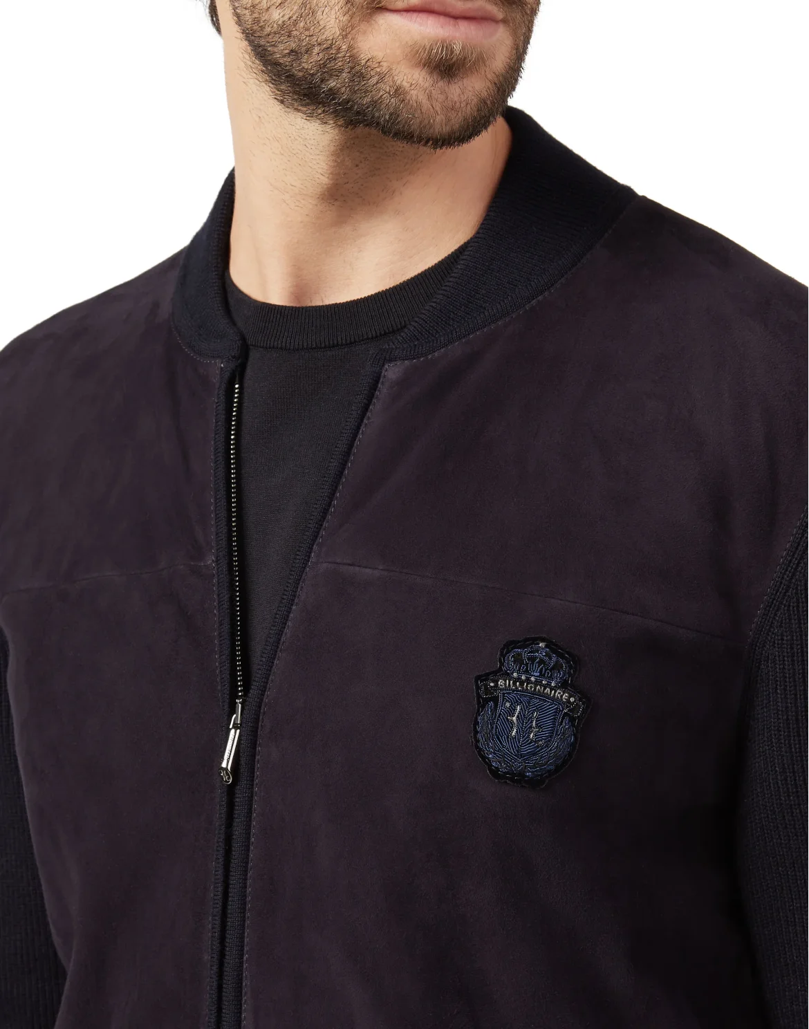Pullover full zip Crest, цвет: Синий