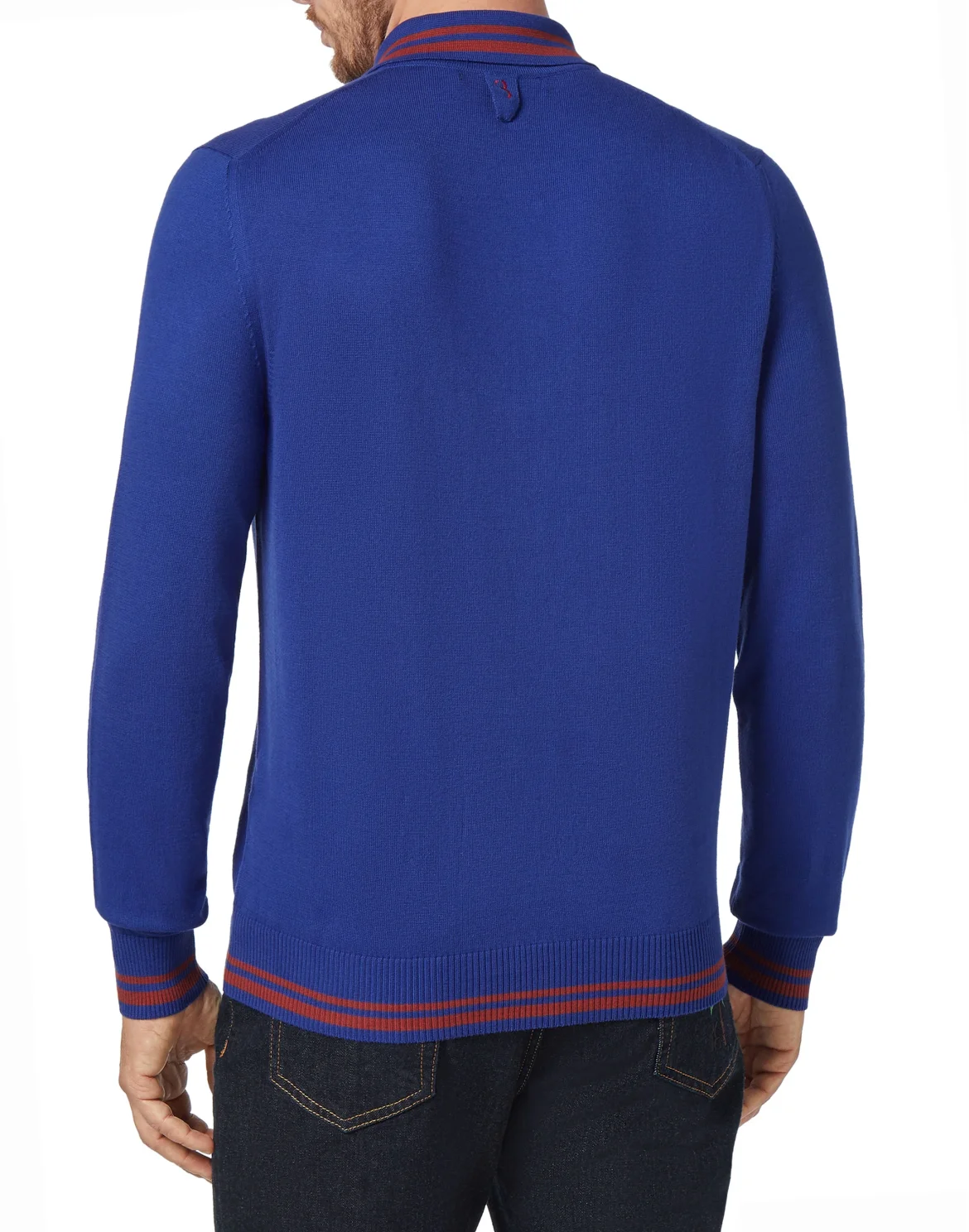 Pullover zip mock Crest, цвет: Синий