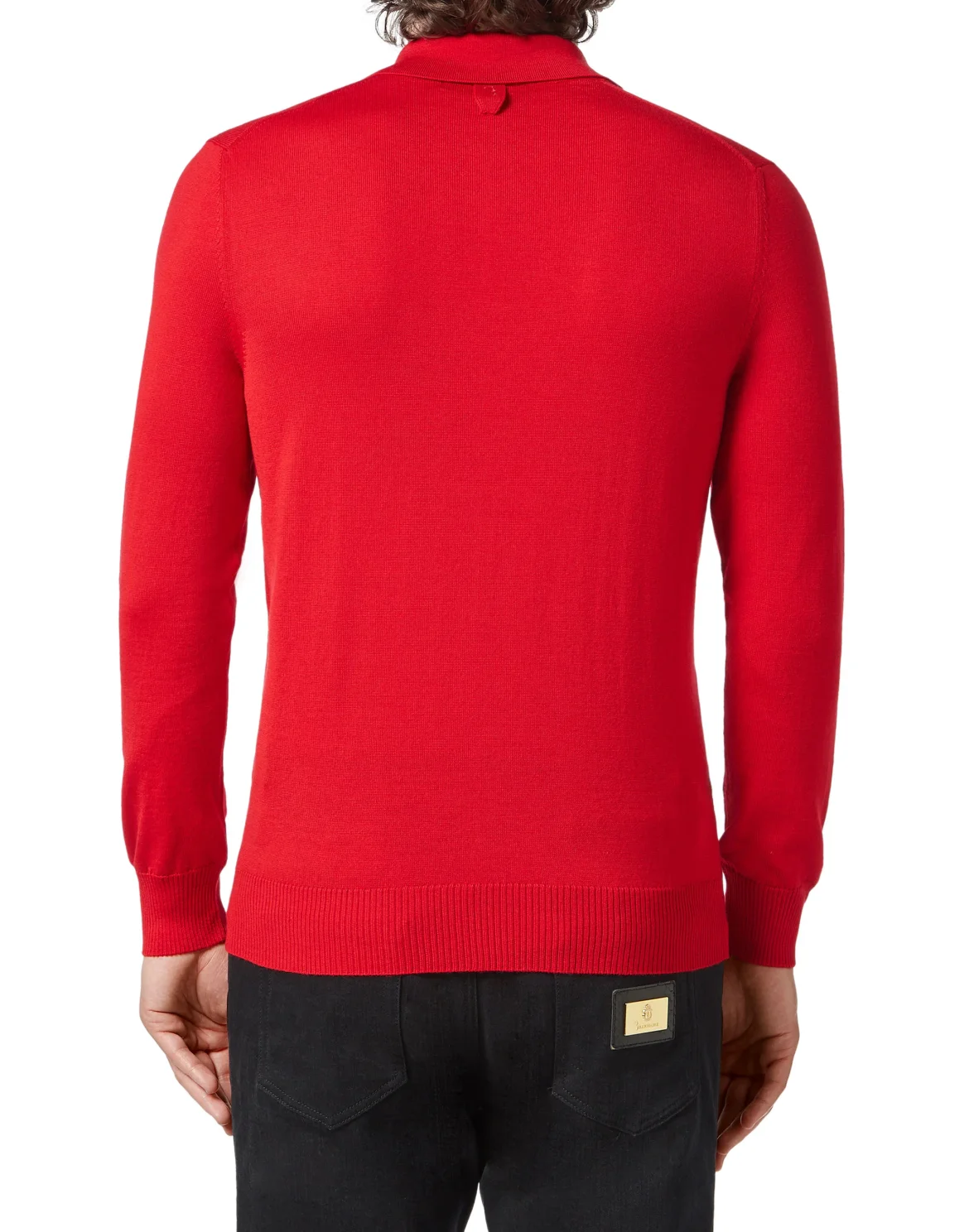 Pullover zip mock Crest, цвет: Красный