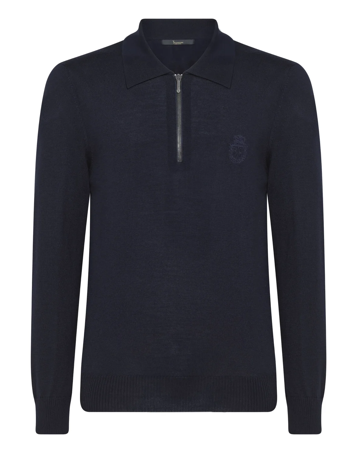 Pullover zip mock Crest, цвет: Синий