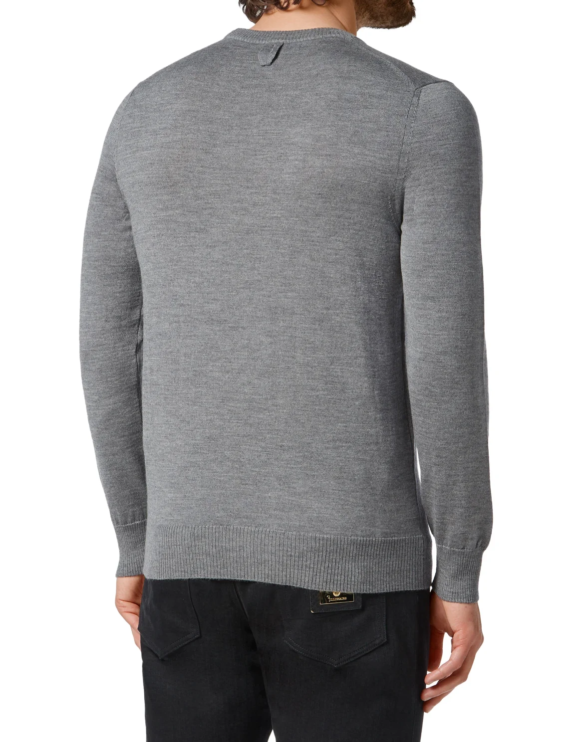Pullover Round Neck LS Crest, цвет: Серый