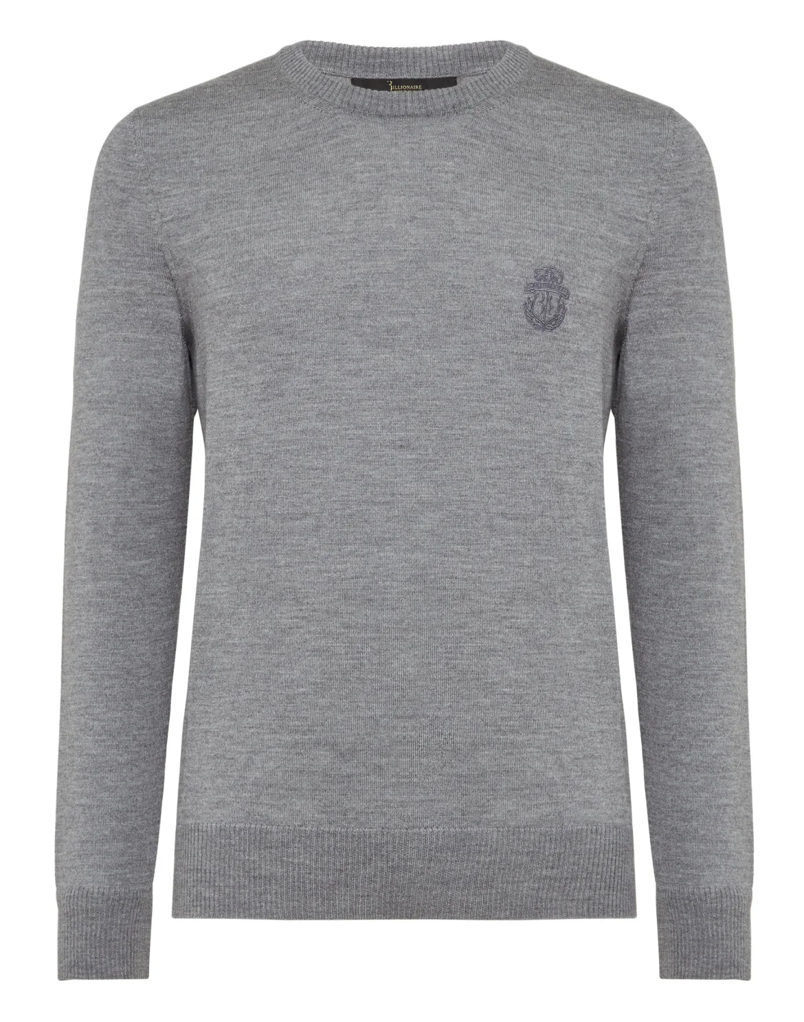 Pullover Round Neck LS Crest, цвет: Серый
