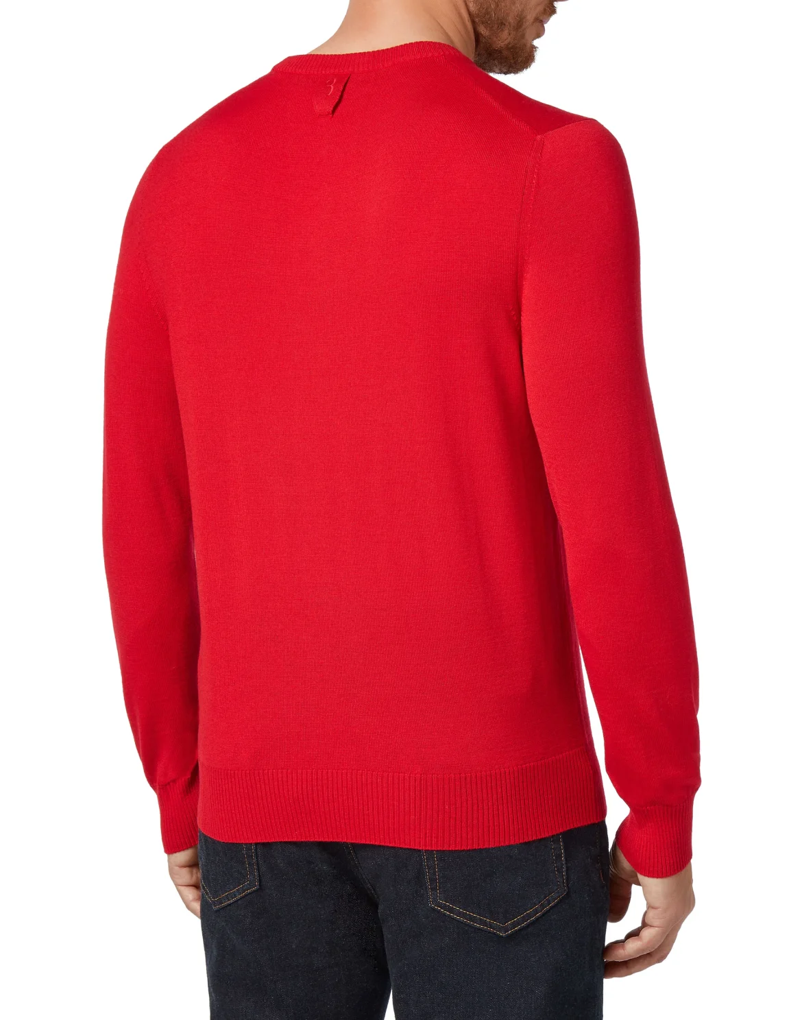 Pullover Round Neck LS Crest, цвет: Красный
