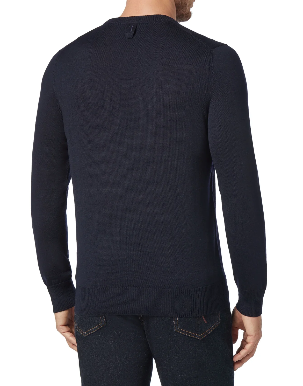 Pullover Round Neck LS Crest, цвет: Синий