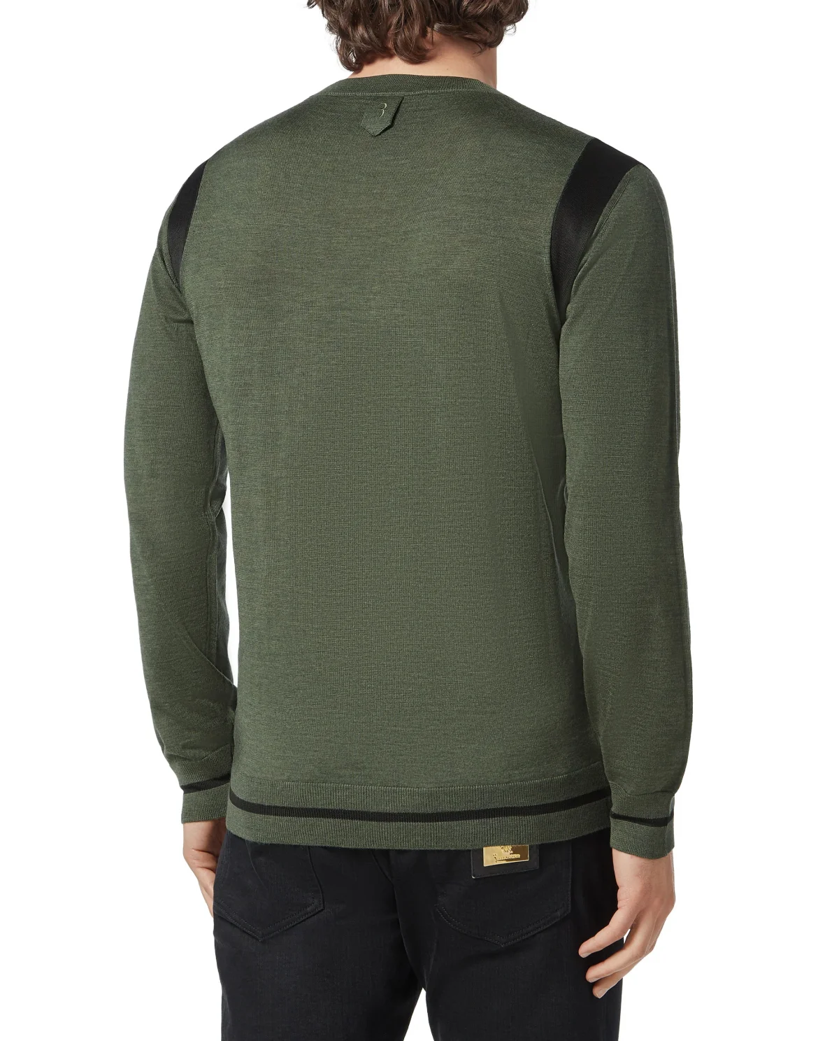 Pullover Round Neck LS Crest, цвет: Зеленый