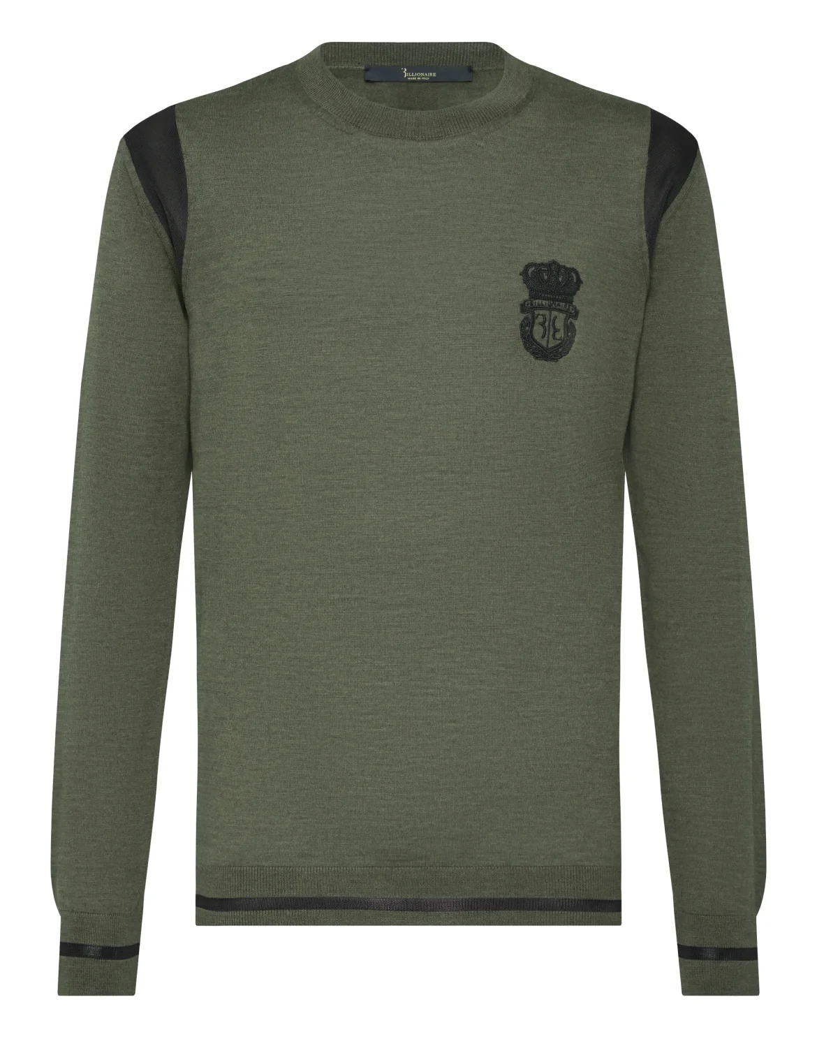 Pullover Round Neck LS Crest, цвет: Зеленый