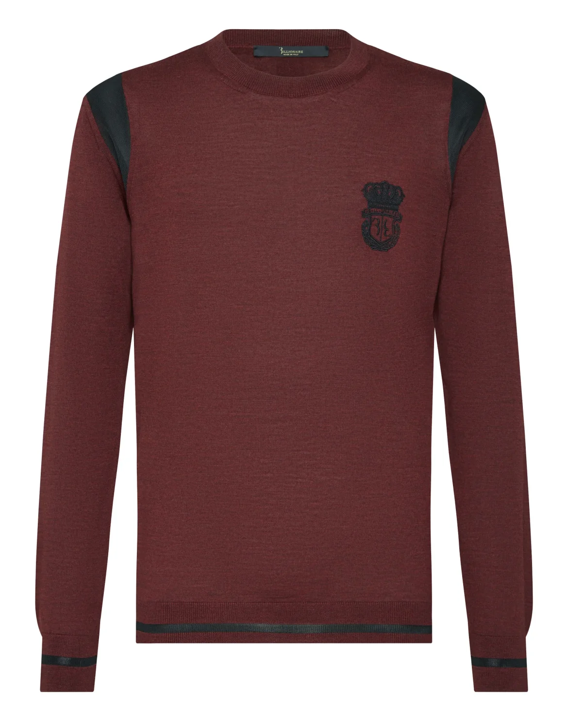 Pullover Round Neck LS Crest, цвет: Красный