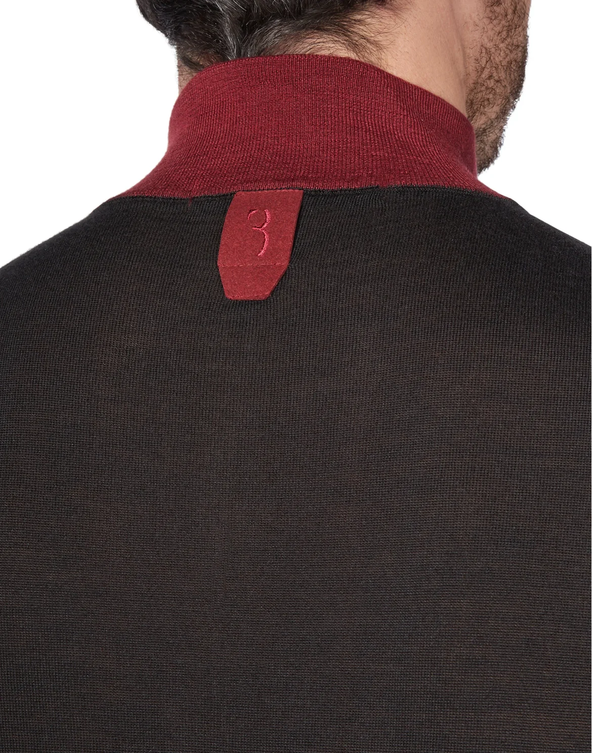 Pullover zip mock Giglio, цвет: Черный