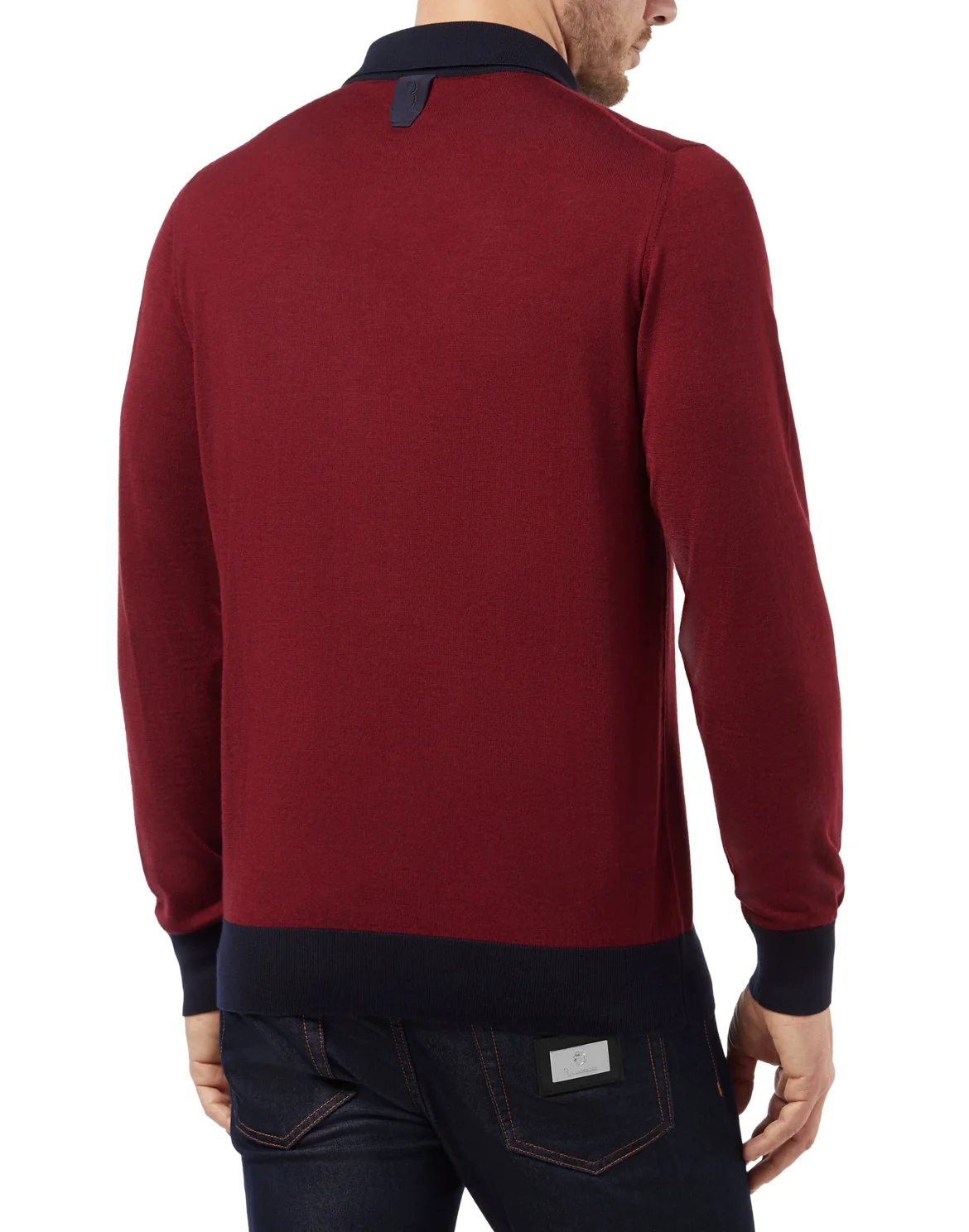 Pullover zip mock Giglio, цвет: Красный