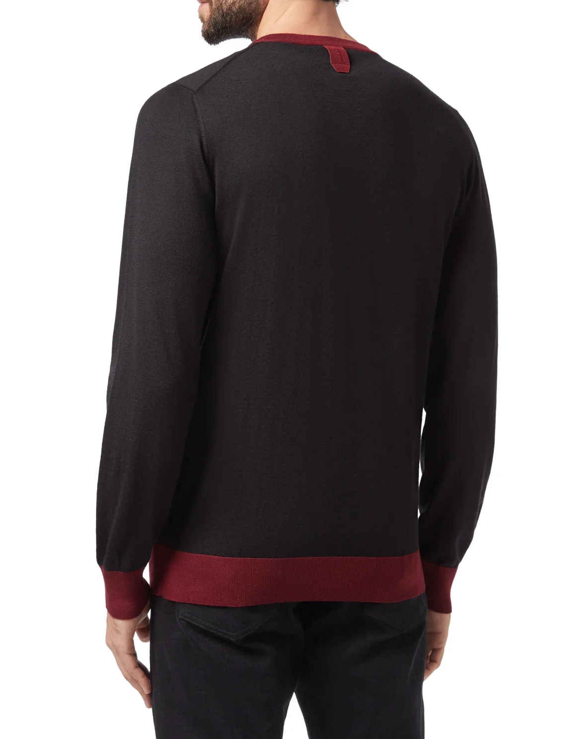 Pullover Round Neck LS Giglio, цвет: Черный