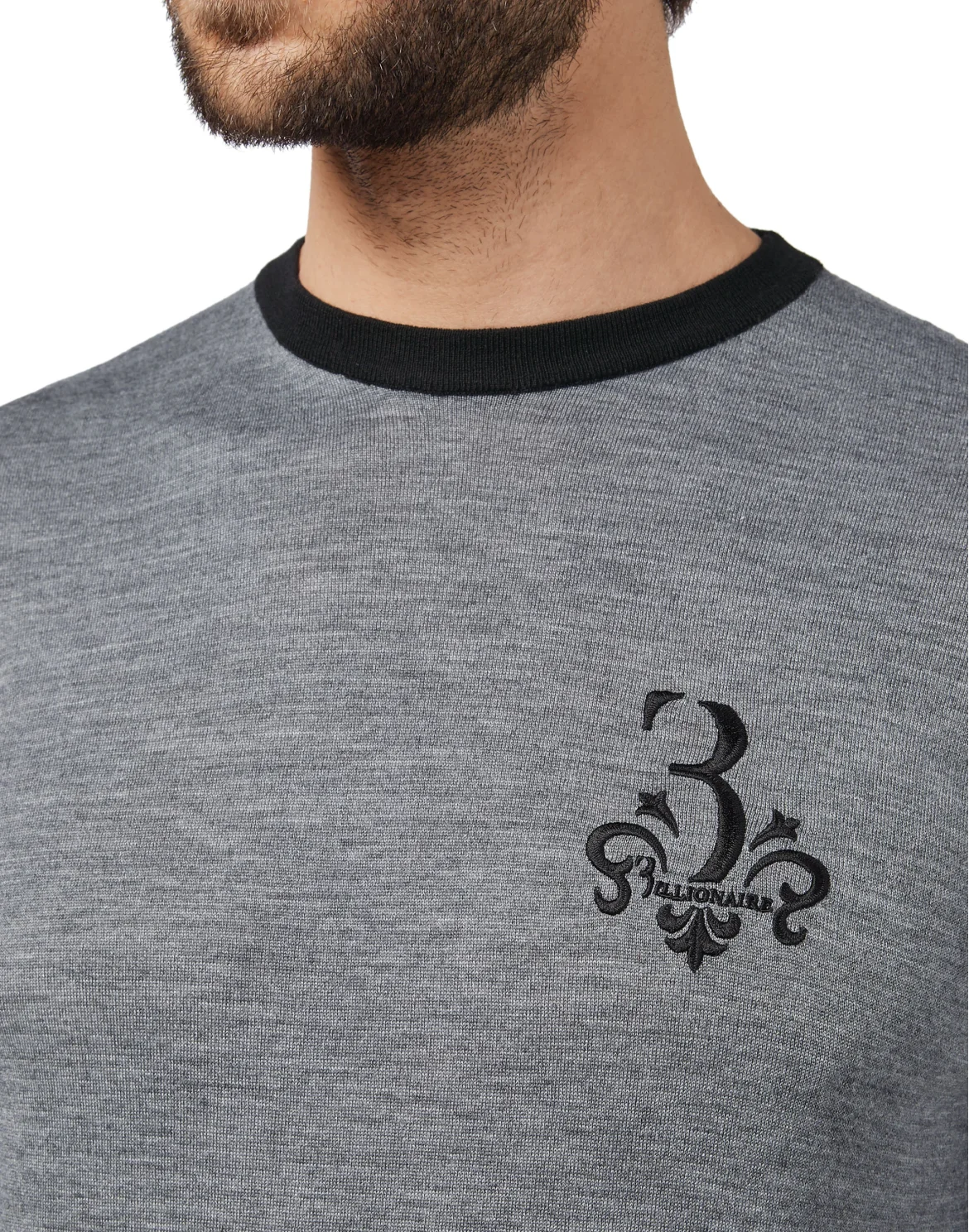 Pullover Round Neck LS Giglio, цвет: Серый