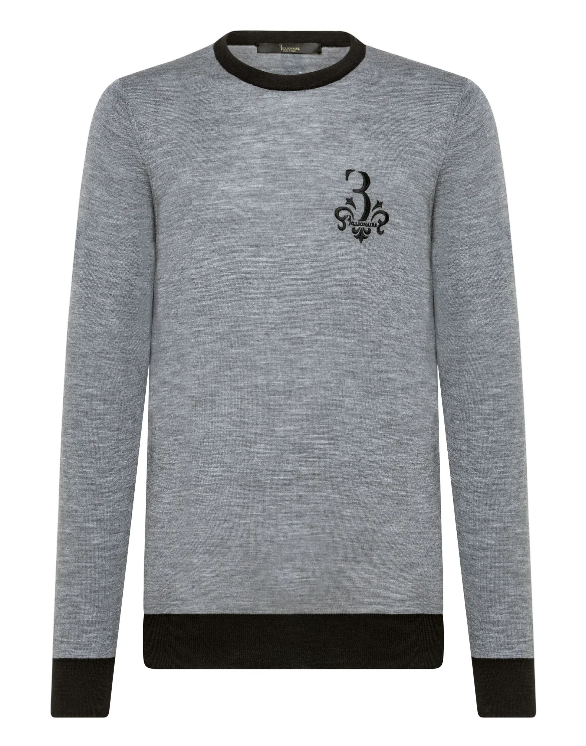 Pullover Round Neck LS Giglio, цвет: Серый