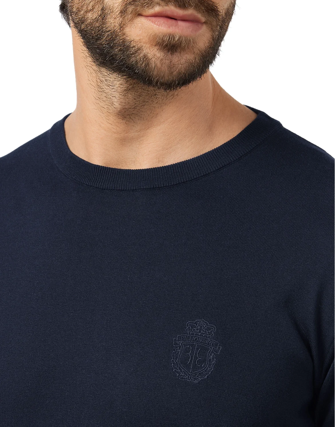 Pullover Round Neck LS Crest, цвет: Синий
