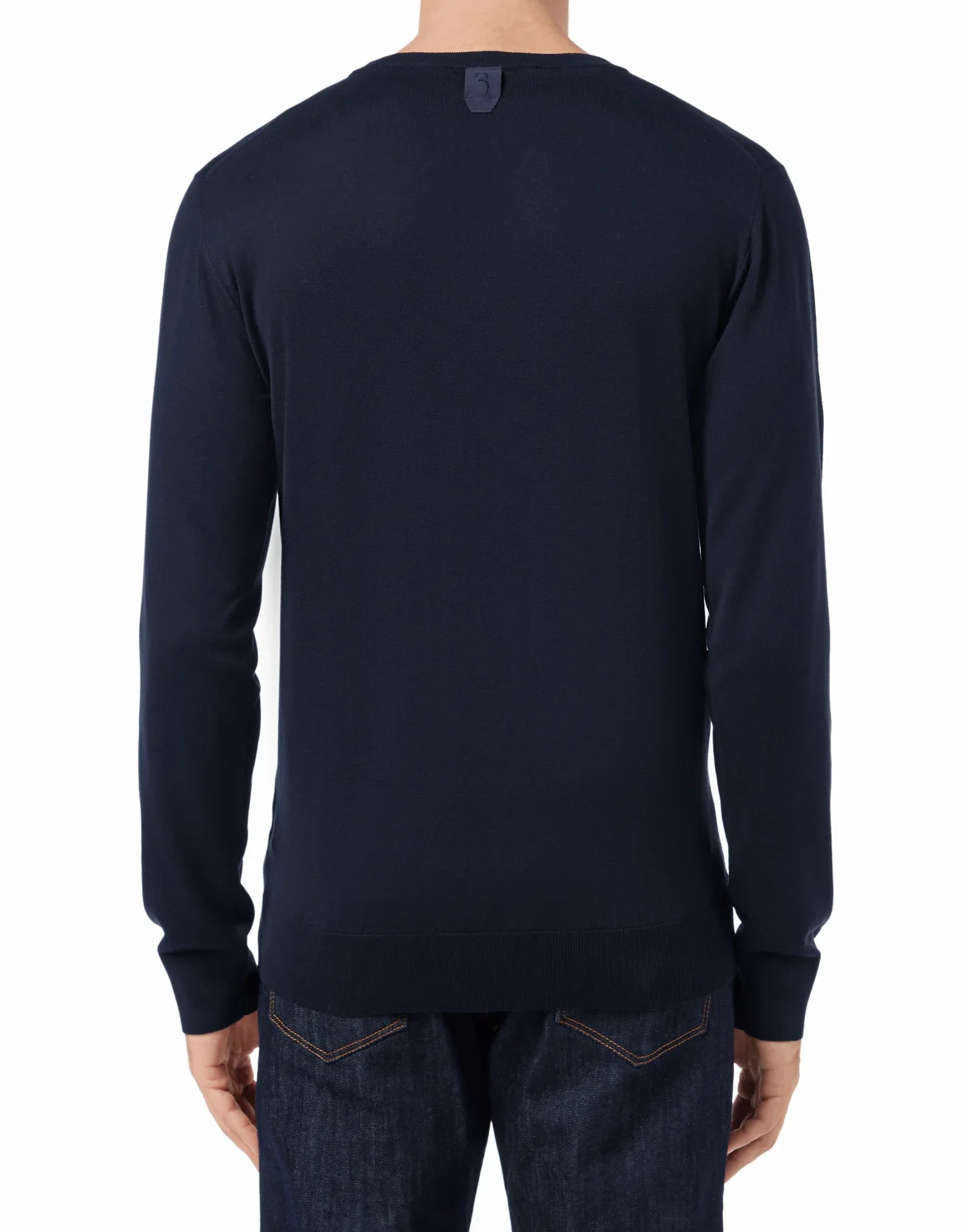 Pullover Round Neck LS Crest, цвет: Синий