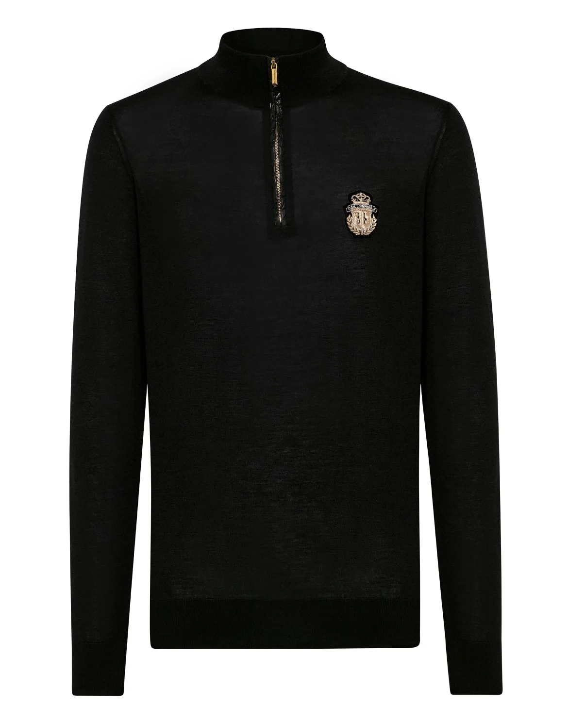Pullover zip mock Giglio, цвет: Черный