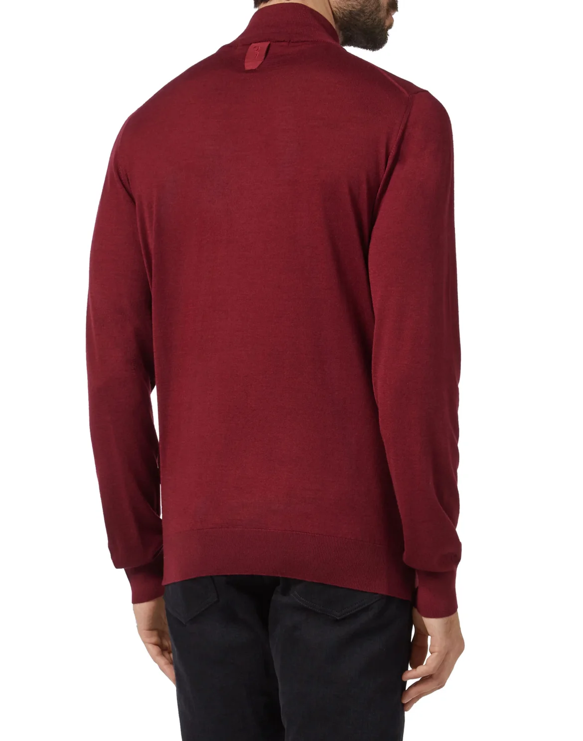 Pullover zip mock Giglio, цвет: Красный