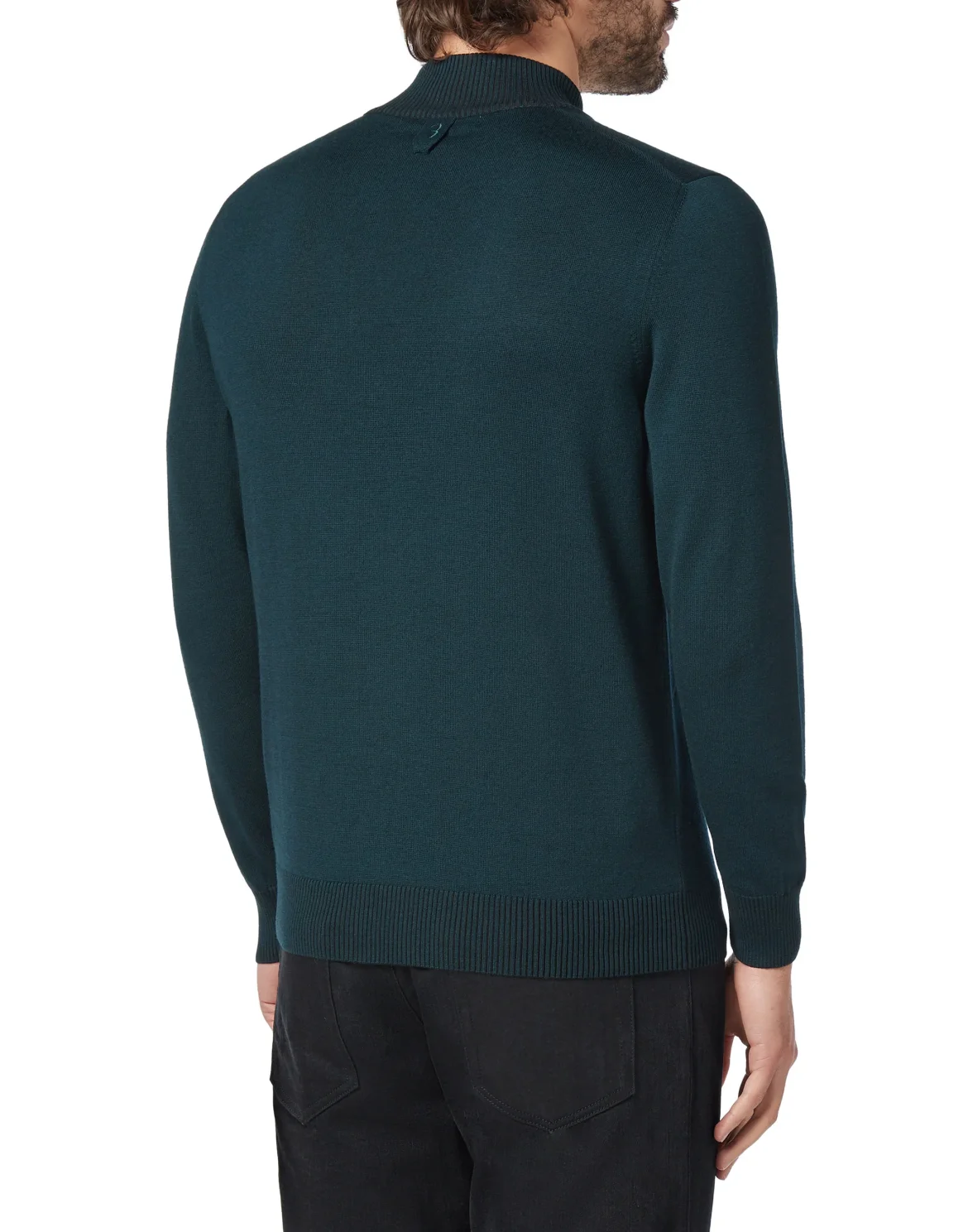 Pullover zip mock Double B, цвет: Зеленый