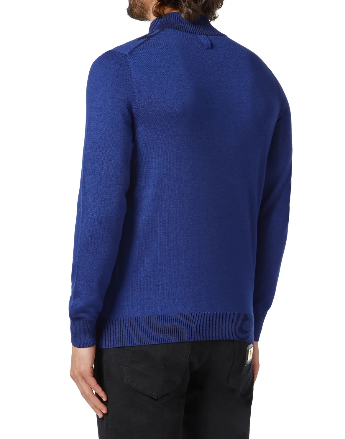 Pullover zip mock Double B, цвет: Синий