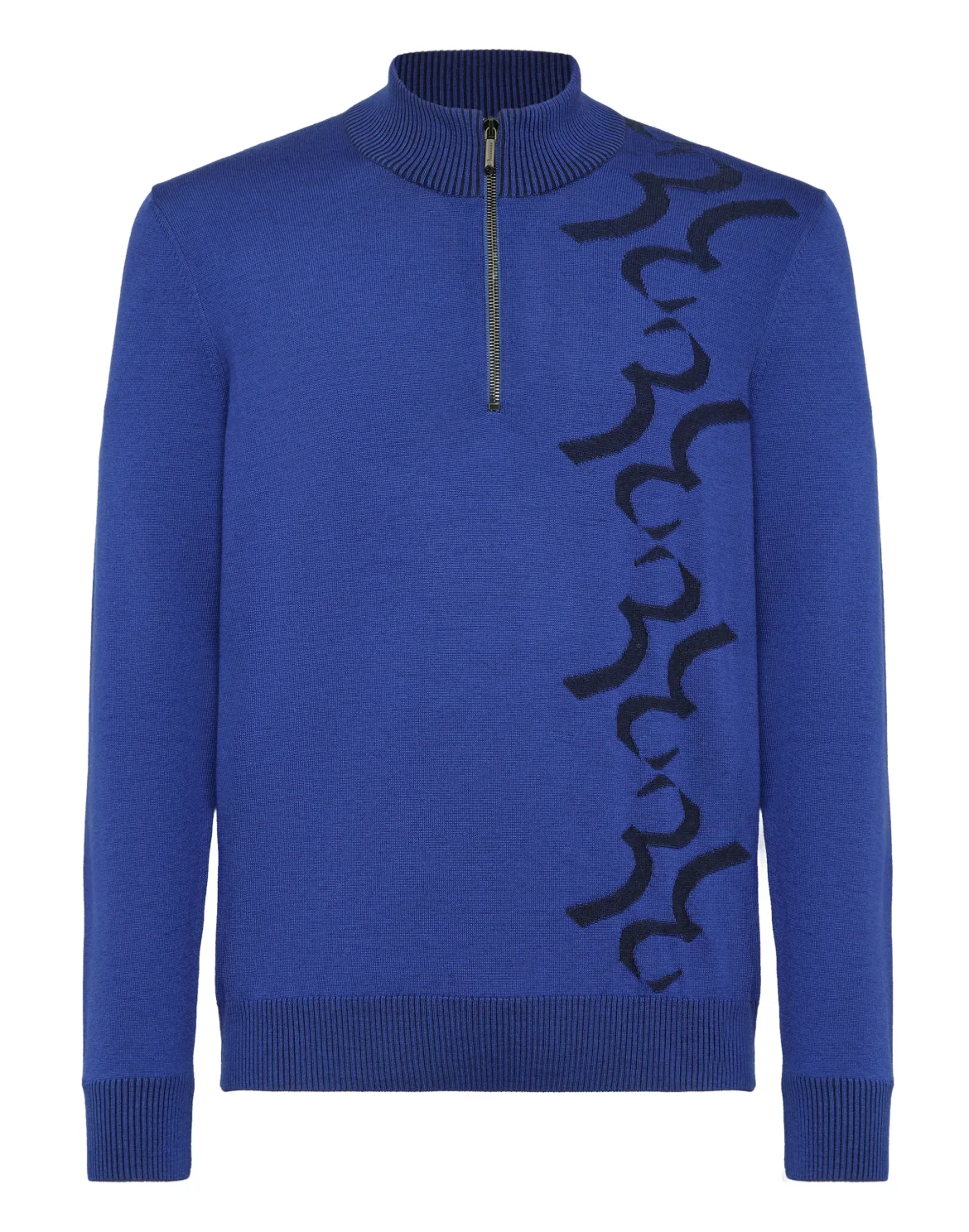 Pullover zip mock Double B, цвет: Синий