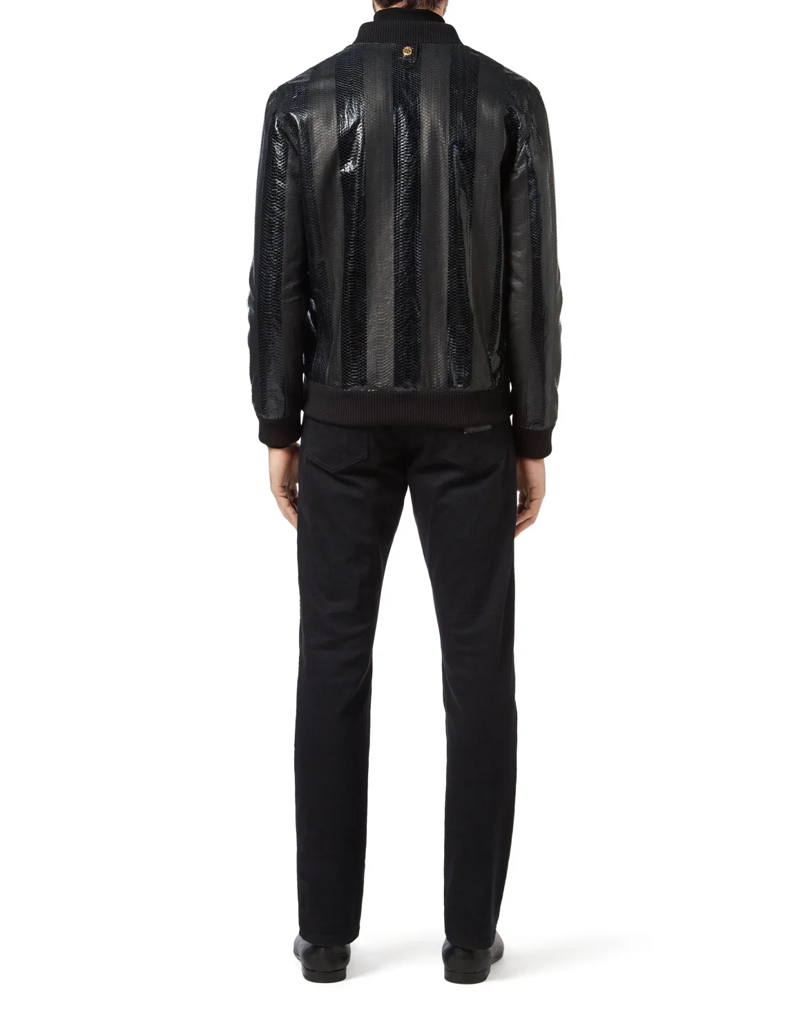 Leather Bomber Luxury, цвет: Черный